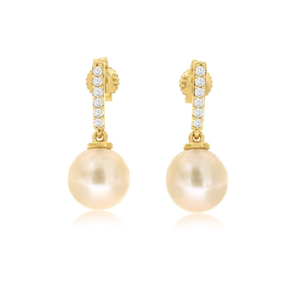 Diamond Pearl Earrings Bell Jewelers Murfreesboro, TN