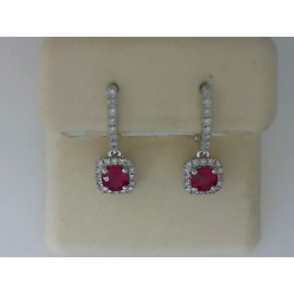 Diamond Ruby Earrings Bell Jewelers Murfreesboro, TN