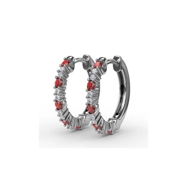 Diamond Ruby Earrings Bell Jewelers Murfreesboro, TN