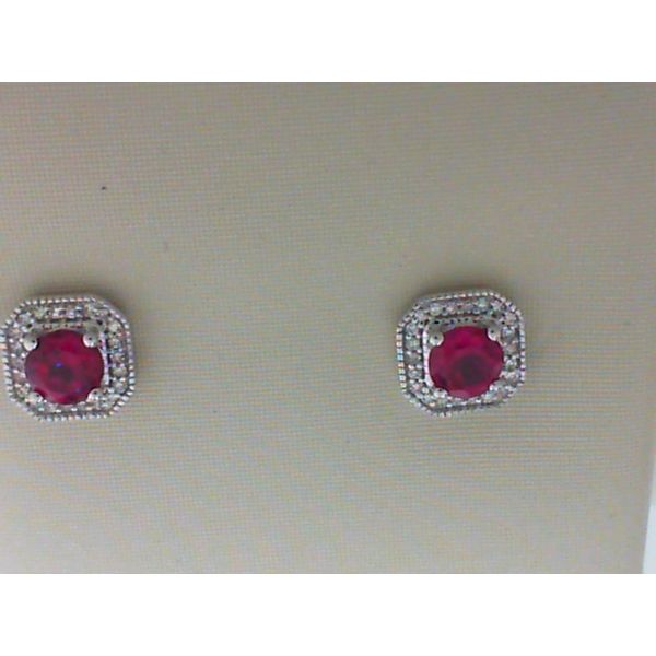 Diamond Ruby Earrings Bell Jewelers Murfreesboro, TN