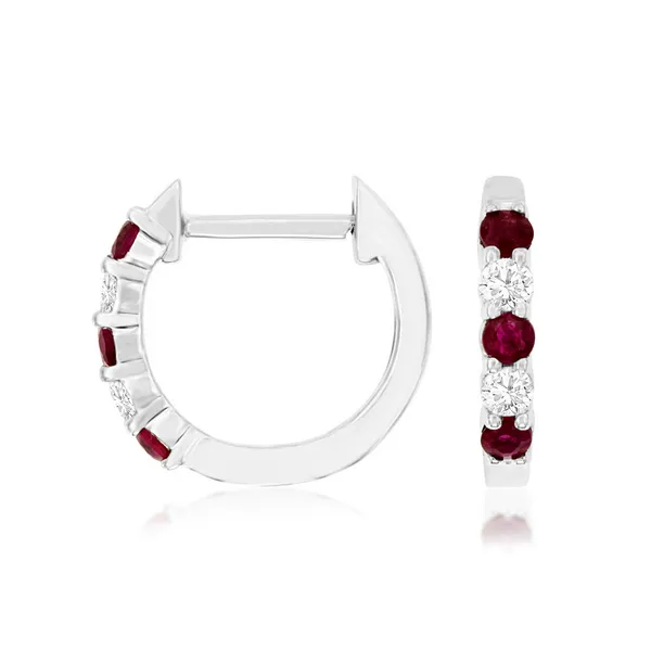 Diamond Ruby Earrings Bell Jewelers Murfreesboro, TN