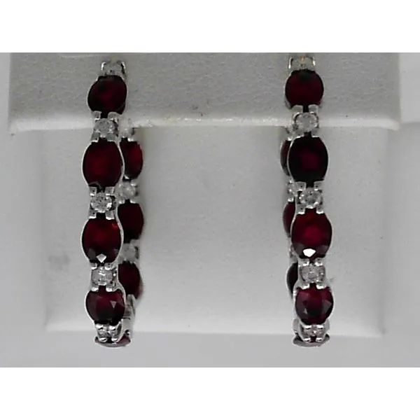 Diamond Ruby Earrings Bell Jewelers Murfreesboro, TN