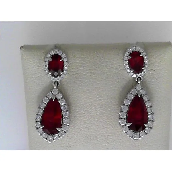 Diamond Ruby Earrings Bell Jewelers Murfreesboro, TN