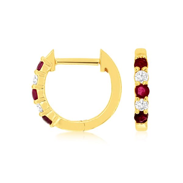 Diamond Ruby Earrings Bell Jewelers Murfreesboro, TN