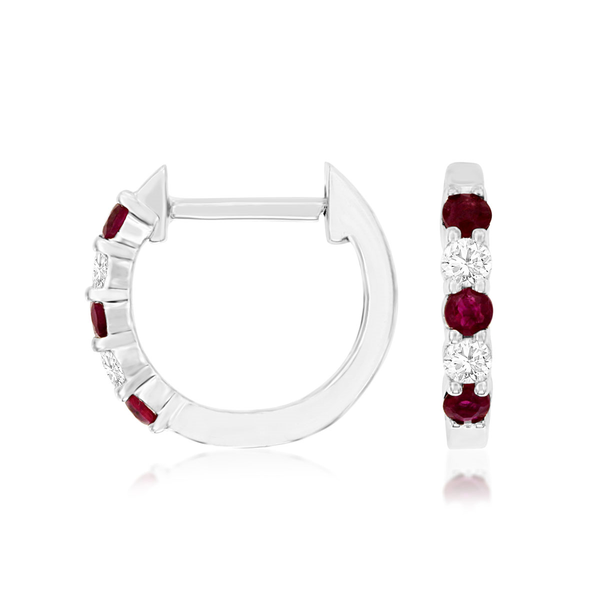 Diamond Ruby Earrings Bell Jewelers Murfreesboro, TN