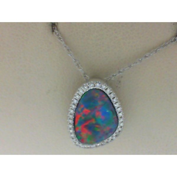 Diamond Opal Necklace Bell Jewelers Murfreesboro, TN