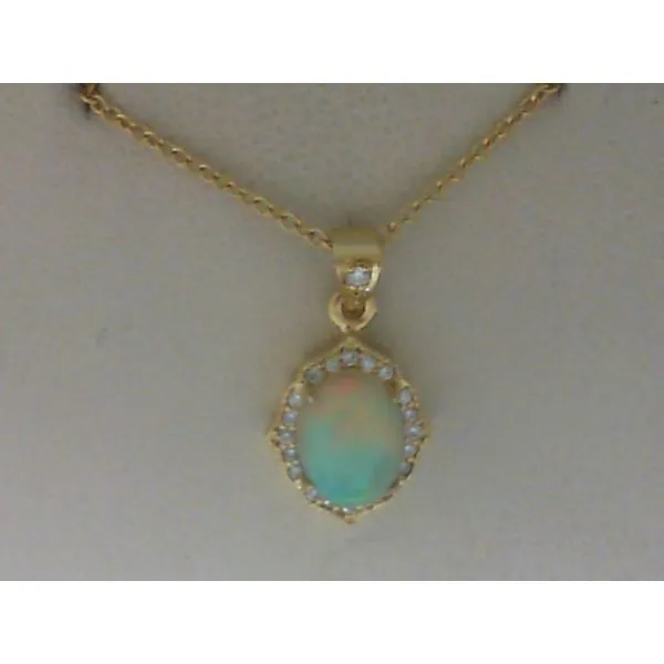 Diamond Opal Necklace Bell Jewelers Murfreesboro, TN