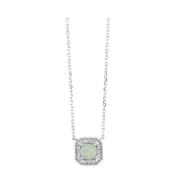 Diamond Opal Necklace Bell Jewelers Murfreesboro, TN