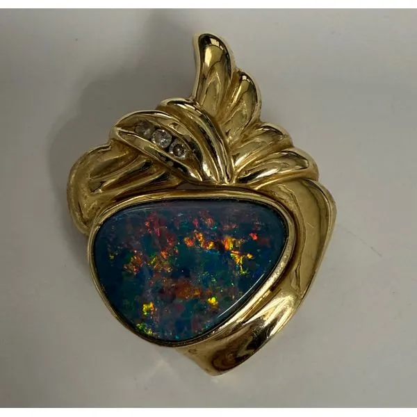 Diamond Opal Necklace Bell Jewelers Murfreesboro, TN