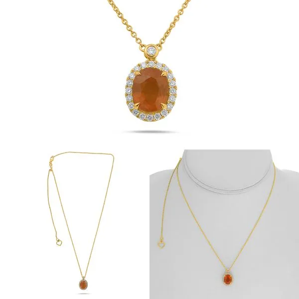 Diamond & Colored Stone Pendant Bell Jewelers Murfreesboro, TN