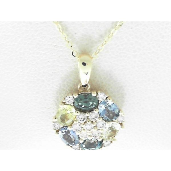 Diamond & Colored Stone Pendant Bell Jewelers Murfreesboro, TN