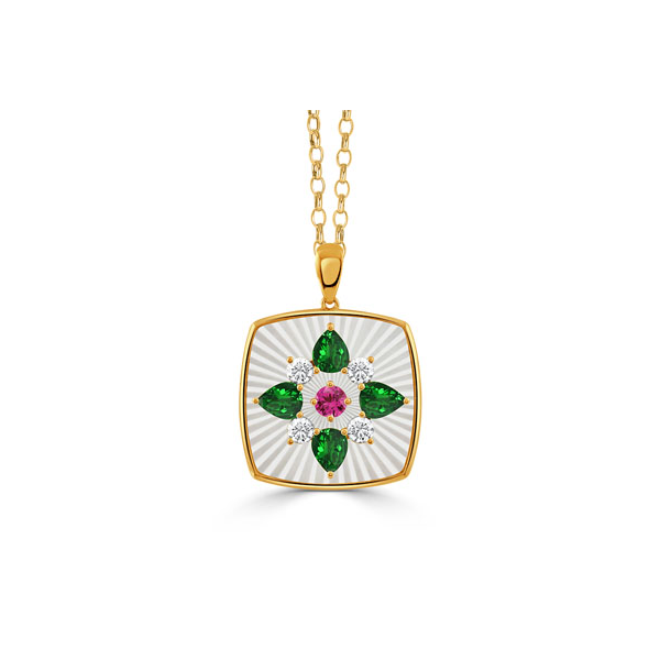 Diamond & Colored Stone Pendant Bell Jewelers Murfreesboro, TN