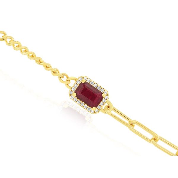 Diamond & Ruby Bracelet Bell Jewelers Murfreesboro, TN