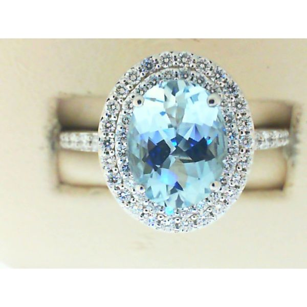 Diamond Aquamarine RIngs Bell Jewelers Murfreesboro, TN