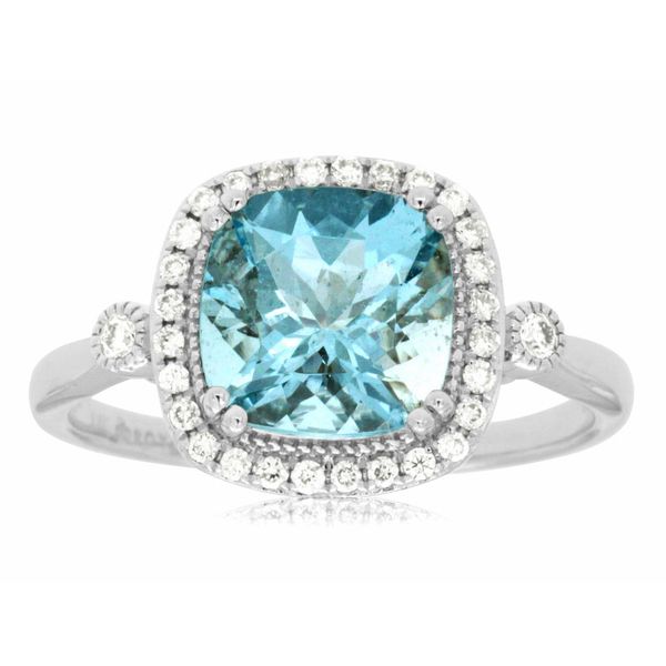 Diamond Aquamarine RIngs Bell Jewelers Murfreesboro, TN