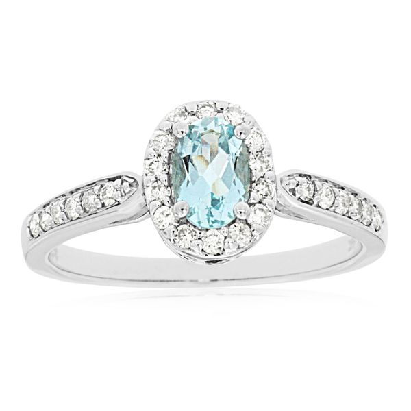 Diamond Aquamarine RIngs Bell Jewelers Murfreesboro, TN