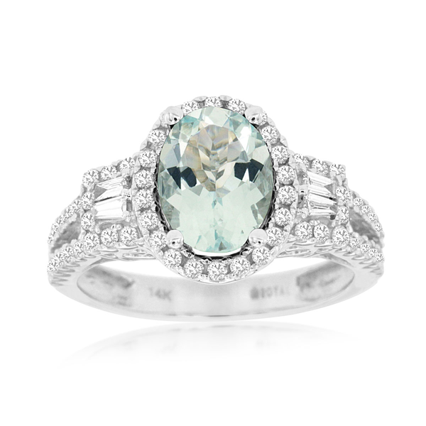 Diamond Aquamarine RIngs Bell Jewelers Murfreesboro, TN