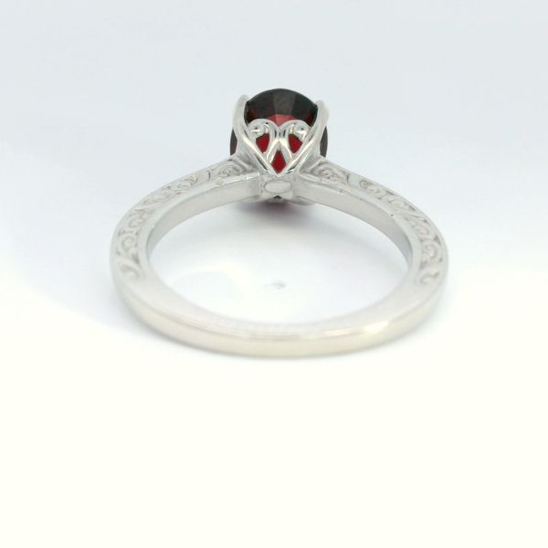 Garnet Ring Image 3 Bethany's Jewelry Wellsboro, PA