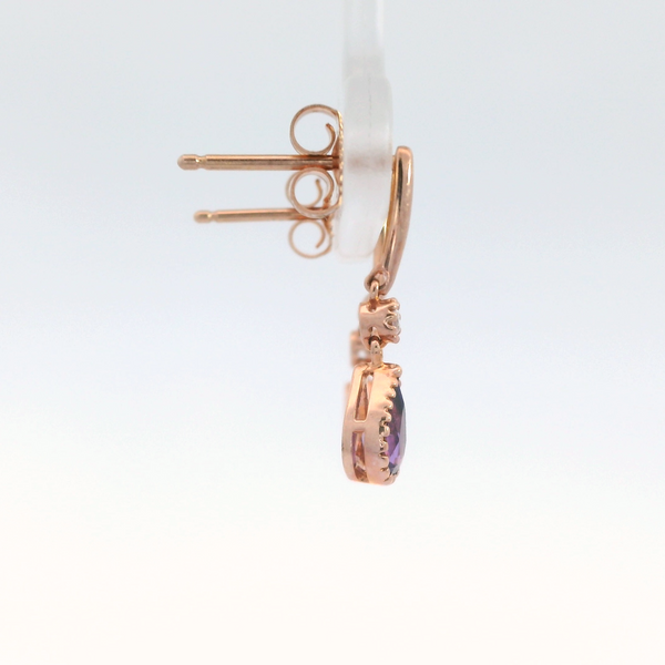 Amethyst Earrings Image 3 Bethany's Jewelry Wellsboro, PA