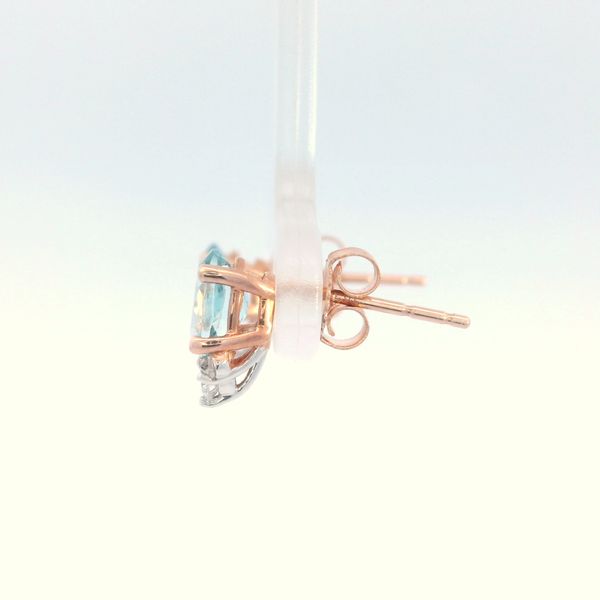 Aquamarine Earrings Image 2 Bethany's Jewelry Wellsboro, PA