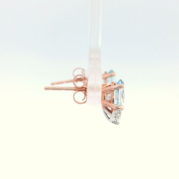 Aquamarine Earrings Image 4 Bethany's Jewelry Wellsboro, PA