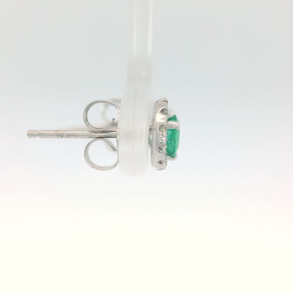 Emerald Earrings Image 4 Bethany's Jewelry Wellsboro, PA