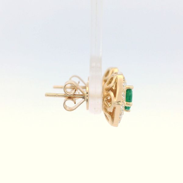 Emerald Earrings Image 4 Bethany's Jewelry Wellsboro, PA