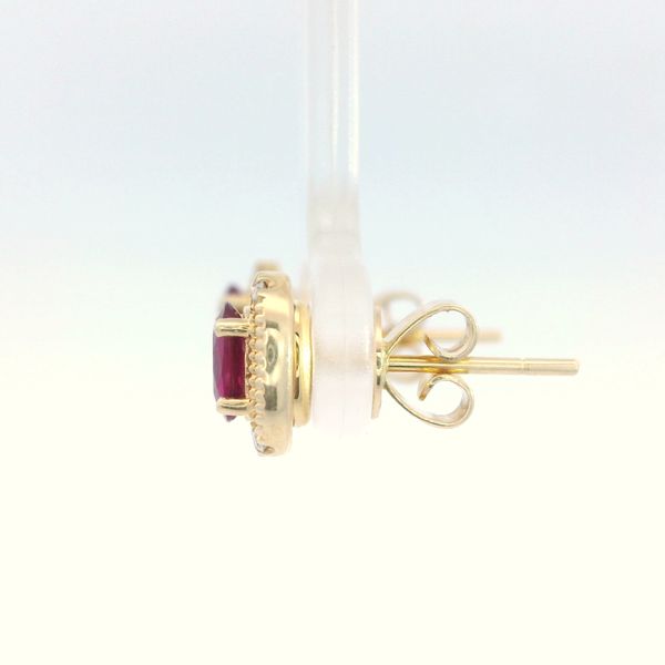 Ruby Earrings Image 2 Bethany's Jewelry Wellsboro, PA