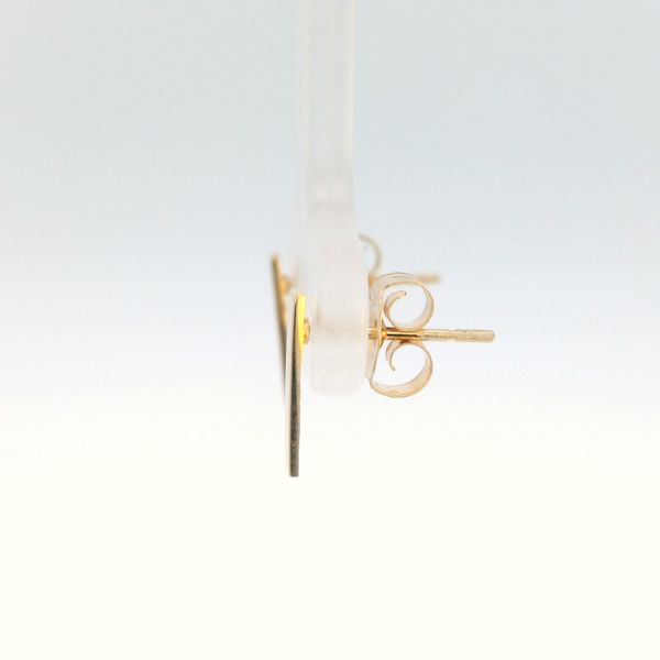 Yellow Gold Earrings Image 2 Bethany's Jewelry Wellsboro, PA