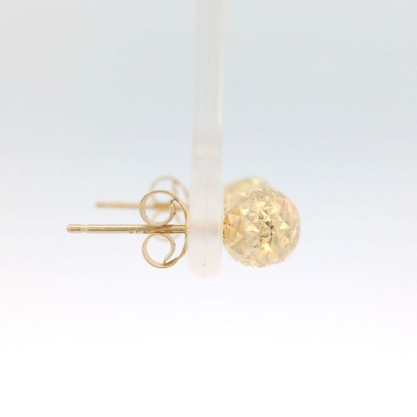 Yellow Gold Earrings Image 4 Bethany's Jewelry Wellsboro, PA