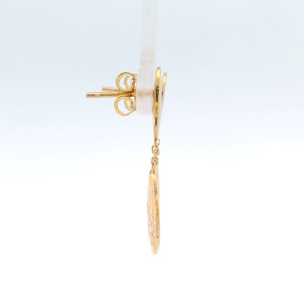 Yellow Gold Earrings Image 4 Bethany's Jewelry Wellsboro, PA