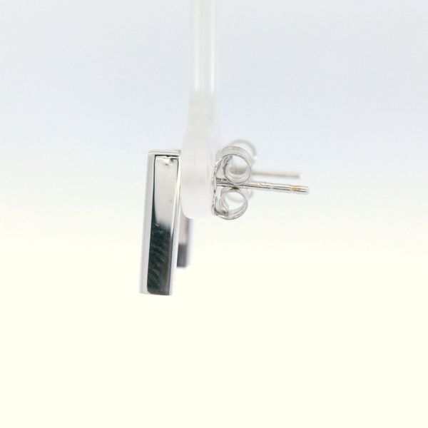 White Gold Earrings Image 2 Bethany's Jewelry Wellsboro, PA