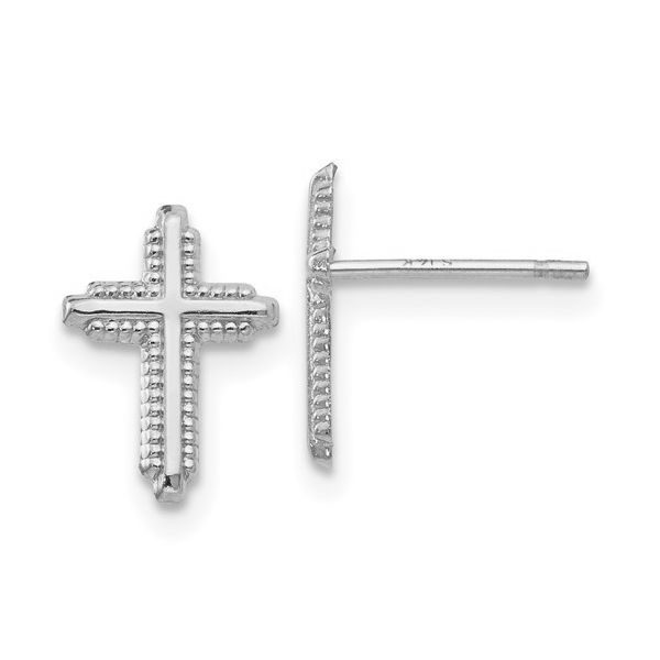 White Gold Earrings Bethany's Jewelry Wellsboro, PA