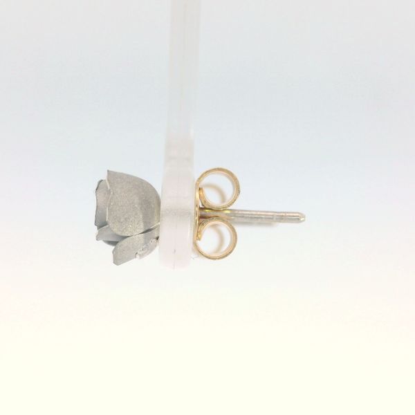 White Gold Earrings Image 2 Bethany's Jewelry Wellsboro, PA