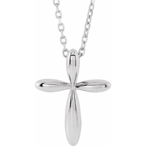 White Gold Necklace Bethany's Jewelry Wellsboro, PA