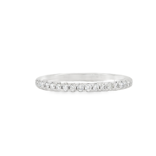 18KW Eternity Band with .40CT Diamonds Biondi Diamond Jewelers Aurora, CO