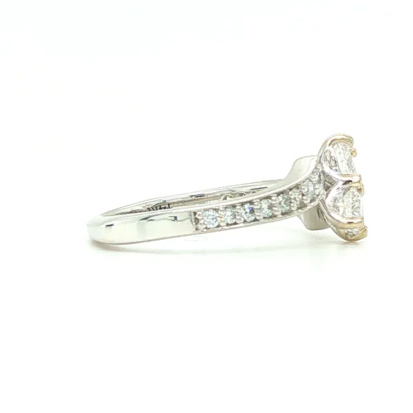 14K White Gold Bypass Diamond Ring Image 2 Biondi Diamond Jewelers Aurora, CO