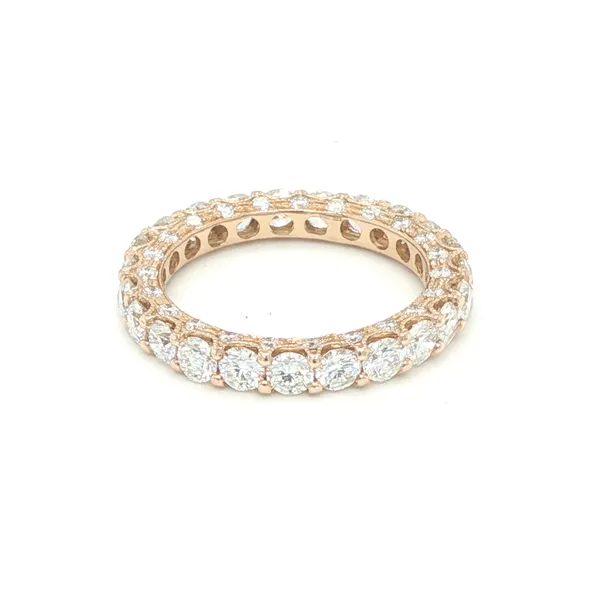 18K Rose Gold Diamond Eternity Band 2.77CTW Biondi Diamond Jewelers Aurora, CO