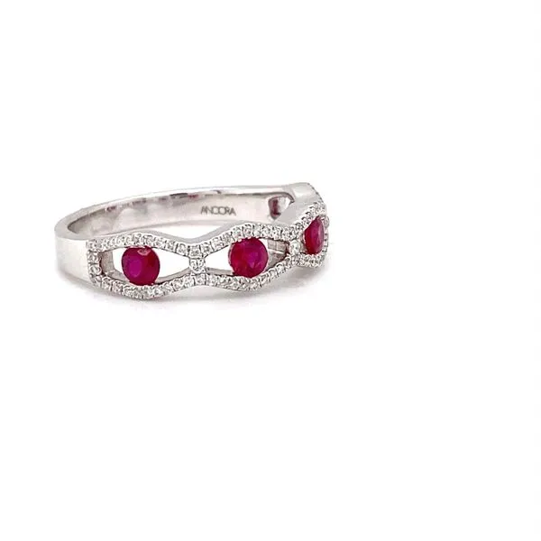 Ruby and Diamond Ring Image 2 Biondi Diamond Jewelers Aurora, CO