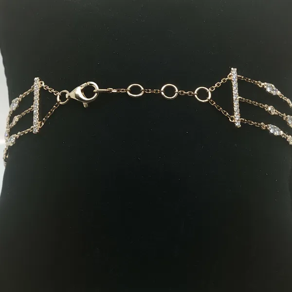 Diamond 3-Layer Bracelet Image 2 Biondi Diamond Jewelers Aurora, CO