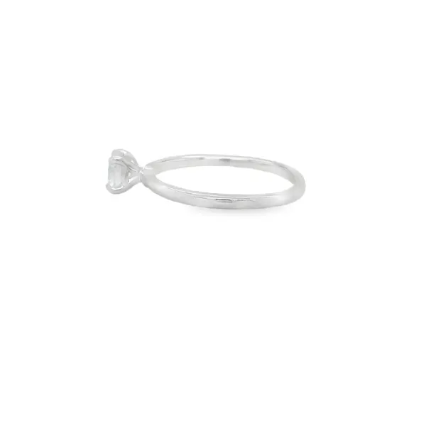 0.50CT I/I1 Diamond Solitaire Engagement Ring in 14K White Gold Image 2 Biondi Diamond Jewelers Aurora, CO