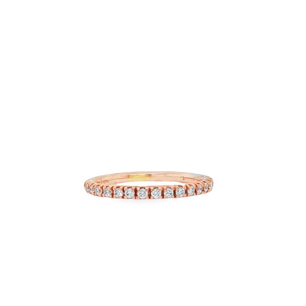 14K Rose Gold Diamond Band Biondi Diamond Jewelers Aurora, CO