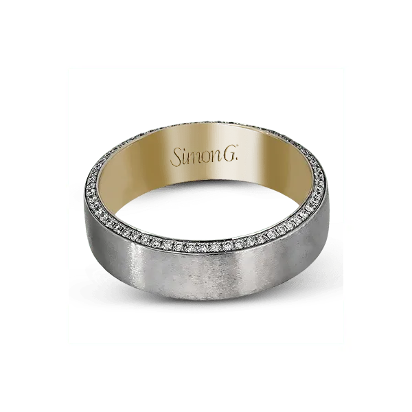 Men's Diamond Wedding Band Image 2 Biondi Diamond Jewelers Aurora, CO