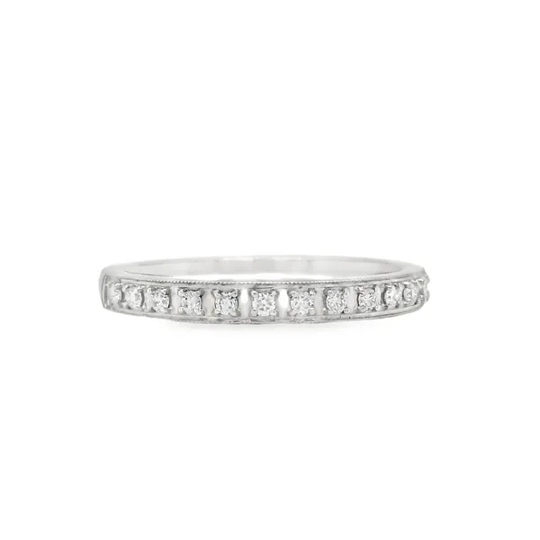 14KT White Gold .15CT G/H SI Diamond Band Biondi Diamond Jewelers Aurora, CO