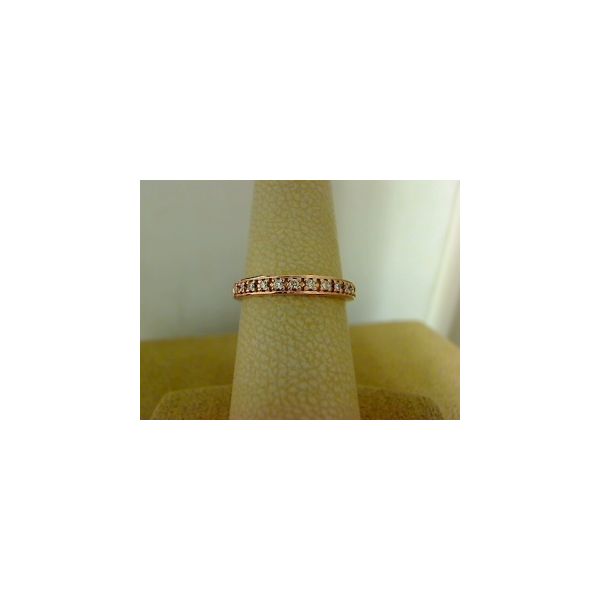 14K Rose Gold Diamond Band Image 5 Biondi Diamond Jewelers Aurora, CO