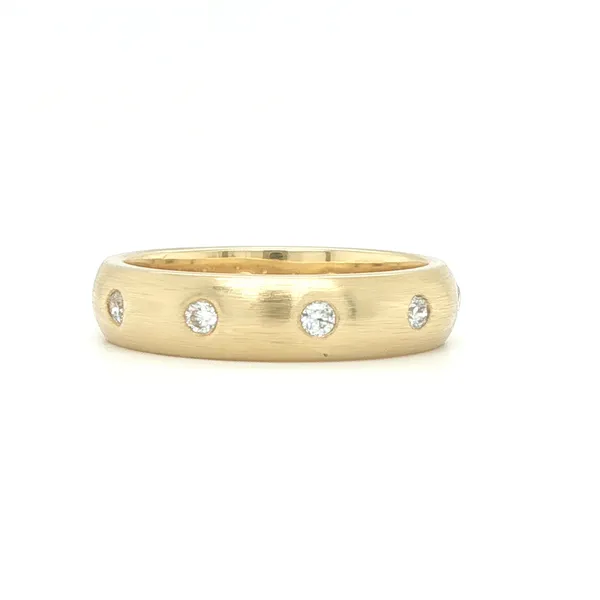 18K Yellow Gold Diamond Gyspi Band Image 3 Biondi Diamond Jewelers Aurora, CO