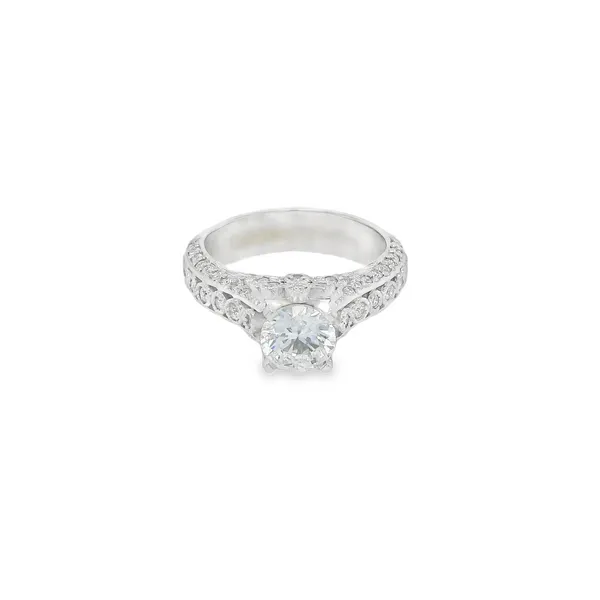 14KW Semi-Mount Engagement Ring with .60CTW Round Diamonds Biondi Diamond Jewelers Aurora, CO