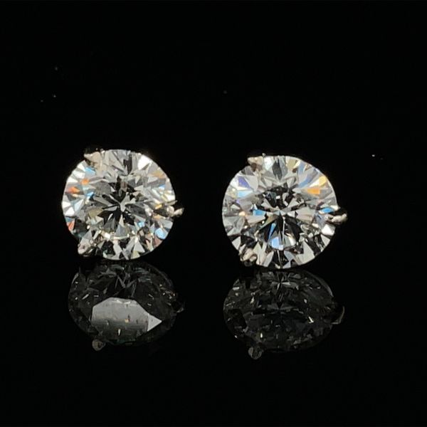 2.03CT Round Diamond Stud Earrings - Timeless Brilliance Image 4 Biondi Diamond Jewelers Aurora, CO