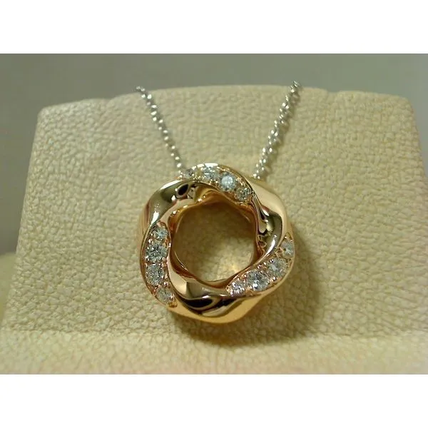 Atlantico Circle Pendant with Diamonds Biondi Diamond Jewelers Aurora, CO