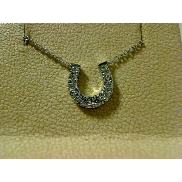 Horseshoe Diamond Pendant Biondi Diamond Jewelers Aurora, CO